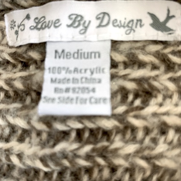 Love By Design Long Cocoon Sweater Sz M - Picture 5 of 5